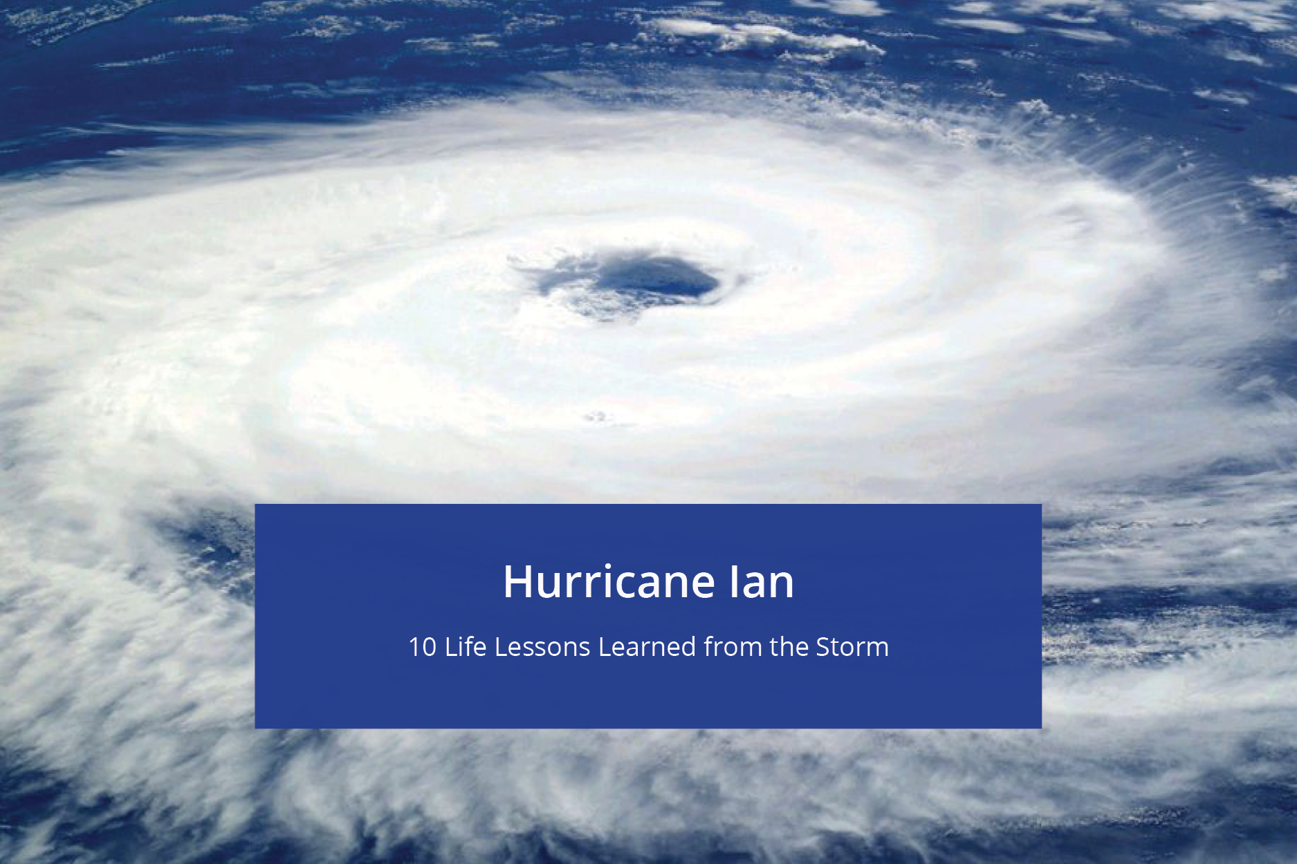 Hurricane Ian Blog