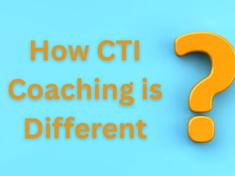 How CTI Coaching is Different Blog Image - web